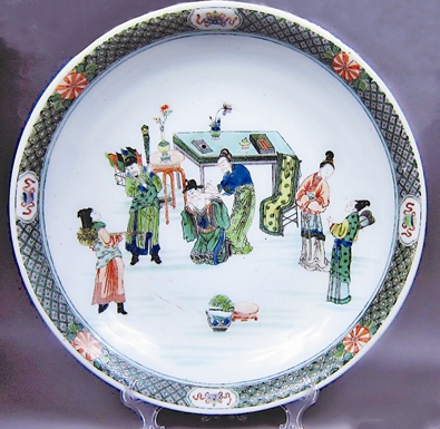 传统瓷器上的“严母”：昔孟母 择邻处