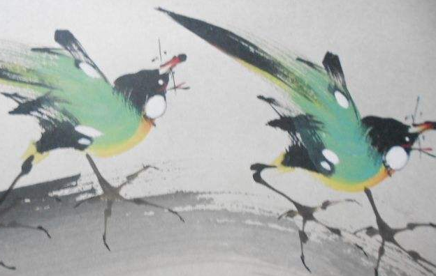 谈潘天寿花鸟画的布置